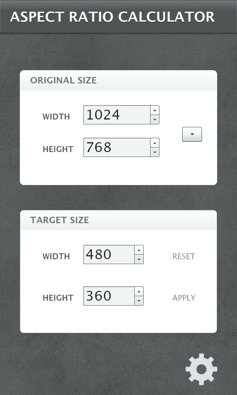  Aspect Ratio Calculator VELARA III